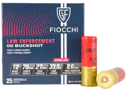 Fiocchi 12 Gauge 00 Buck – 250 Rounds Case