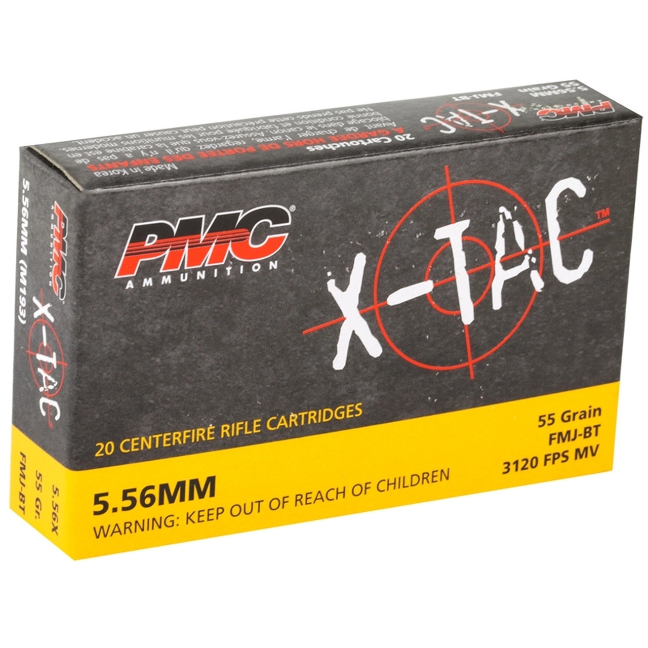 PMC X-TAC 5.56 NATO 55gr FMJ 500 - Image 3