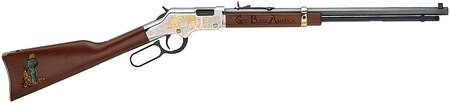 Henry Golden Boy, .22 Short/Long/LR, 20" Barrel, 16rd LR / 21rd Short, American Walnut, God Bless America
