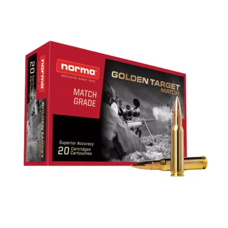 20 munitions Norma Golden Target 308 Win 168 gr