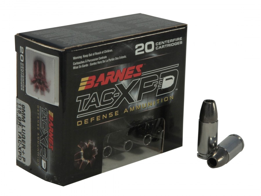 9mm - +P 115 Grain SCHP - Barnes TAC-XPD - 200 Rounds