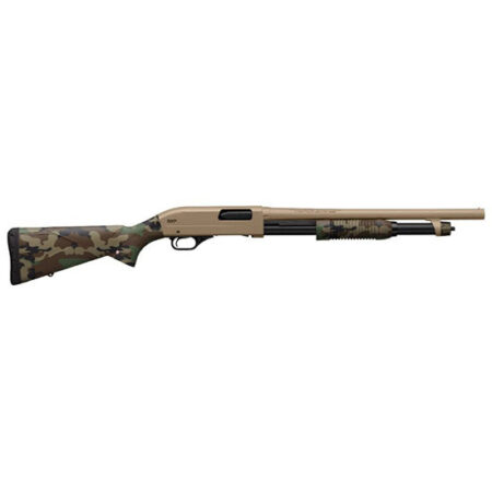 Winchester SXP Defender 20 Ga, 18" Barrel 3" Chamber, FDE/Woodland Camo, 5rd