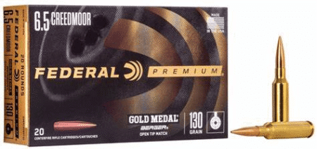 Federal Gold Medal Match 6.5 Creedmoor 130gr Berger AR OTM