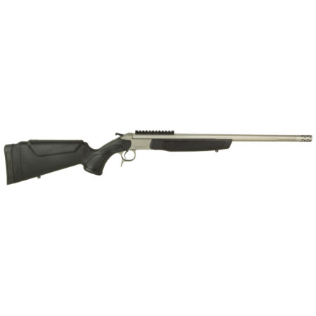 CVA Scout, Take-Down 444 Marlin, 22" Threaded Barrel, Stainless Steel Finish, Synthetic Stock, Black, Ambidextrous, Scope Rail, MuzzleBrake, 1 Round