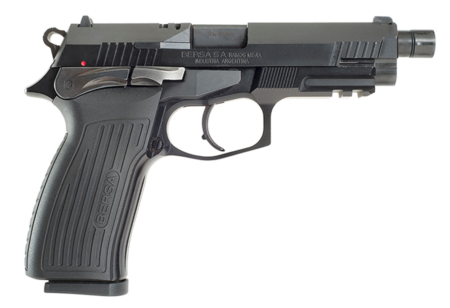 Bersa TPR 9mm, 4.25" Threaded Barrel, Black, Fixed Sights, 17rd