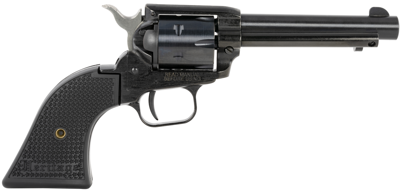 Heritage Rough Rider .22 LR, 4.75" Barrel, Polymer Grip, Black, 6rd