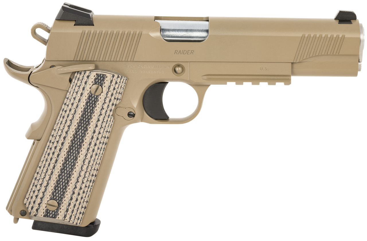 Tisas 1911 Duty 45 ACP, 5" Barrel, Flat Dark Earth Cerakote, 8rd
