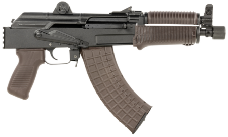 Arsenal SAM7K-56P Limited Edition 7.62x39, 8.5" Threaded Barrel, Black, Plum Furniture, Includes Hard Case, 30rd