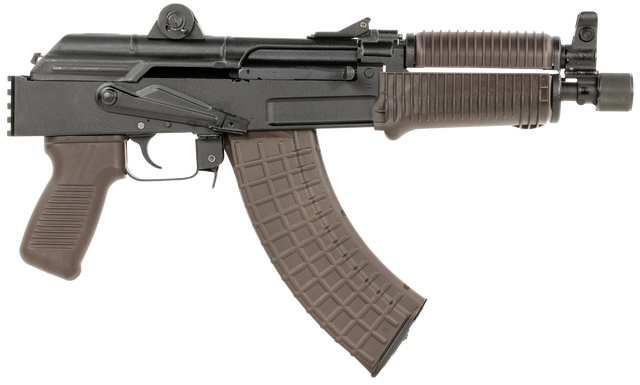 Arsenal SAM7K-56P Limited Edition 7.62x39, 8.5" Threaded Barrel, Black, Plum Furniture, Includes Hard Case, 30rd