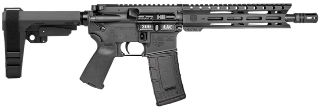 Diamondback DB15 300 Blackout AR15 Pistol 10" Barrel, Black, M-Lok Handguard, SBA3 Brace, 30rd