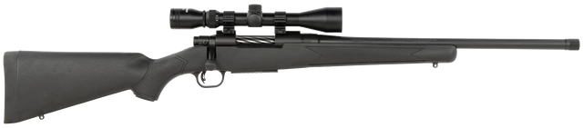 Mossberg Patriot 400 Legend, 20" Threaded Barrel, Black Synthetic, 3-9x40mm Scope, 4rd