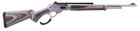Rossi R95 Laminated 44 Magnum, 18" Barrel, Matte Finish, Silver, Ghost Ring Sight, Picatinny Rail, Laminated Stock, 8 Round