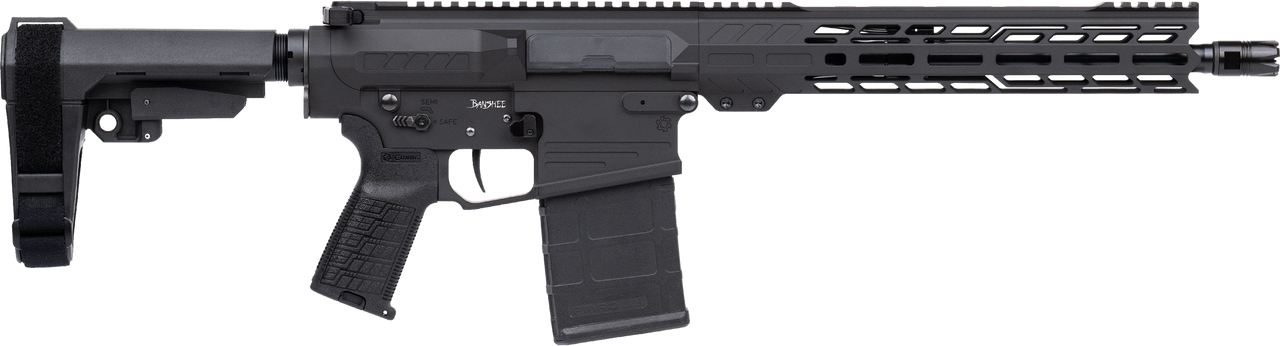 CMMG Banshee MK3 8.6 Blackout, 12.5" Barrel, Threaded, Armor Black, CMMG Grip, Stabilizing Brace, Ambi Controls, 1x20rd Mag