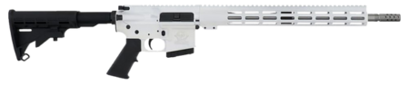 Great Lakes GLFA 350 Legend 5rd,18" Stainless Threaded Barrel, White Cerakote Picatinny Rail Aluminum Receiver, M-Lok Handguard Black Stock, Mil-spec Polymer Grip