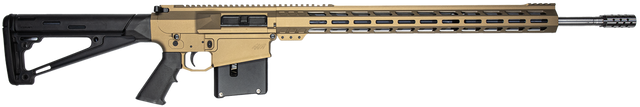 Great Lakes GLFA 300 Win Mag 5rd,24" Stainless Threaded Barrel, Bronze Cerakote Picatinny Rail Aluminum Receiver, Hogue Fixed Black Stock, Mil-Spec Grip