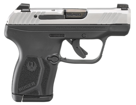 Ruger LCP Max 380 ACP 10rd, 2.80" Barrel, Serrated Slide, Black, Holster, Magazine & Magazine Loader