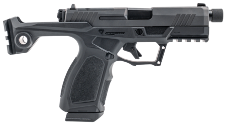 Taurus GX4 Strike Bravo 9mm, 3.7" Barrel, Threaded 1/2X28, Matte Finish, Black, Fixed White Dot and Drift Adjustable Rear Sights, Trigger Safety, Optics Ready, 15rd, 2 mags