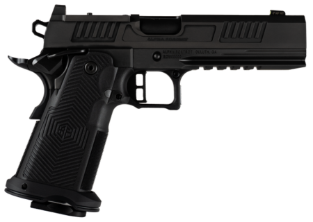 Alpha Foxtrot AF1911 Romulus Full Size 9mm 5" Ramped Barrel, Optic Ready/Serrated Slide, Picatinny Rail, Polymer Grip, 20 Rd