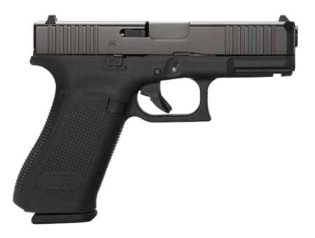 GLOCK 45V 9mm, 4" Marksman Barrel, nDLC Black, No Grooves, Front Serrations, Ambi Slide Stop, Flared Well, 3x10rd Mags