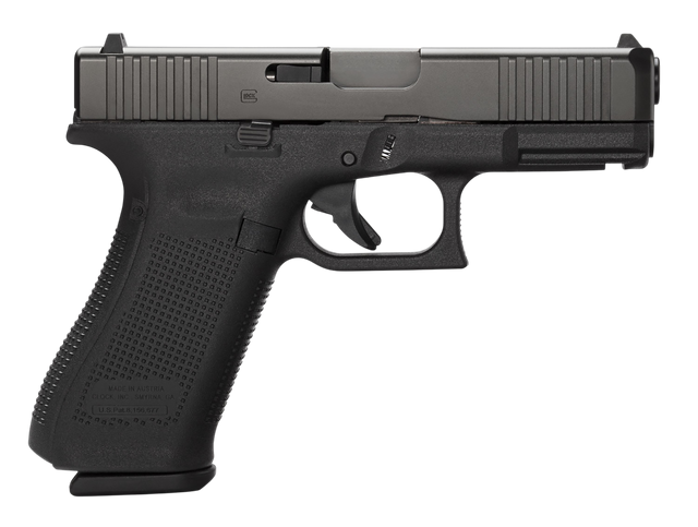 GLOCK 45V 9mm, 4" Marksman Barrel, nDLC Black, No Grooves, Front Serrations, Ambi Slide Stop, Flared Well, 3x10rd Mags