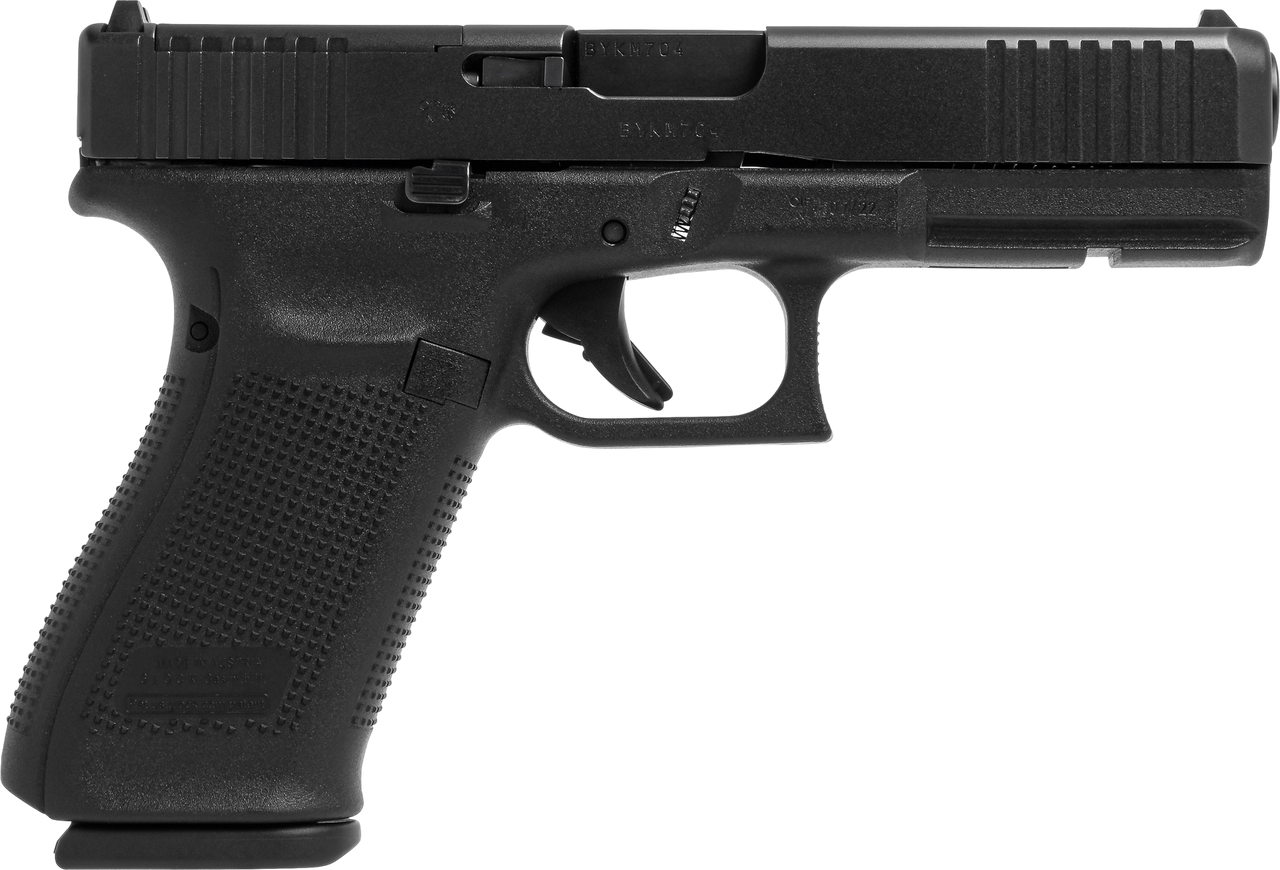 GLOCK 21V, V Series M.O.S. Full Size, 45ACP, 4.61" Barrel, nDLC Finish, Black, Fixed Sights, Optics Ready, 13rd, 3 mags