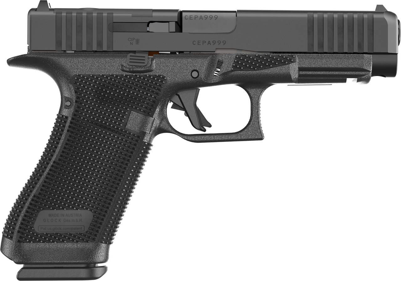 Glock 17 Gen 6 9mm, 4.49" Barrel, Flat Faced Trigger, Optics Ready, 10rd 3 Mags (New for 2026)