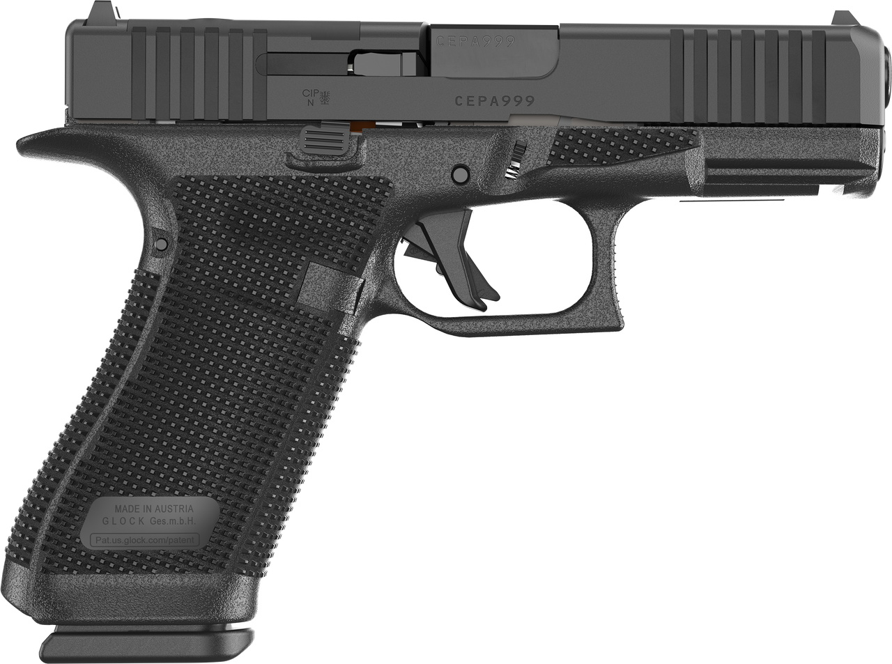 Glock 45 Gen 6 9mm, 4.02" Barrel, Flat Faced Trigger, Optics Ready, 17rd