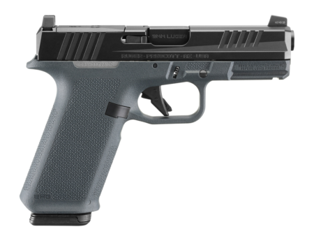 Ruger RXM 9mm, 4" Barrel, Nitride Finish, Black Slide, Magpul EHG Gray Frame, Optics Ready, Front Night Sight, 2x17rd Magpul PMAG 17 GL9 Mags