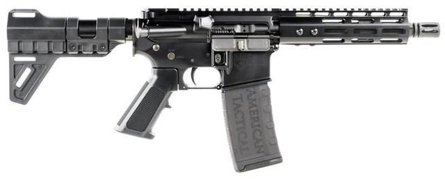 ATI Milsport AR15 Pistol 5.56/223 7.5" Barrel M-Lok, Brace 30rd Mag