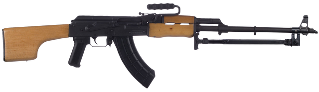 Century AES-10B RPK 7.62x39mm, 21.5" Barrel, Black Rec, Wood Furniture, Bipod, 30rd