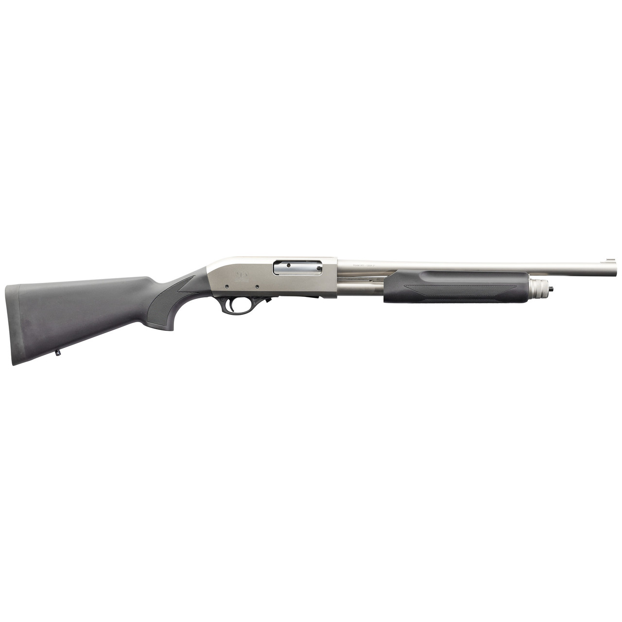 Charles Daly 301 Tactical 12 Ga, 3" Chamber 18.5" Barrel, Silver, Black Stock, 4rd