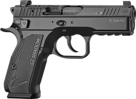 CZ Shadow 2 Carry 9mm, 4" Barrel, Duralumin Grips, Night Sights, Optics Ready, 15rd