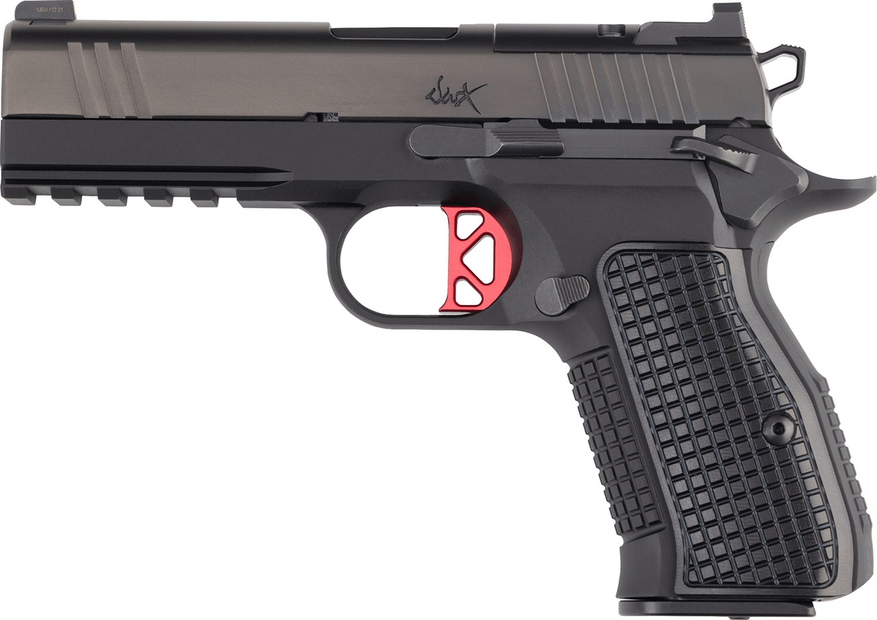 Dan Wesson DWX Compact 9mm, 4" Barrel, Black, Night Sights, Optics Ready, 15rd