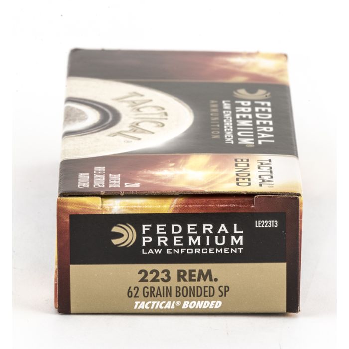 Federal Tactical LE 5.56x45mm 62gr Bonded SP - Image 3