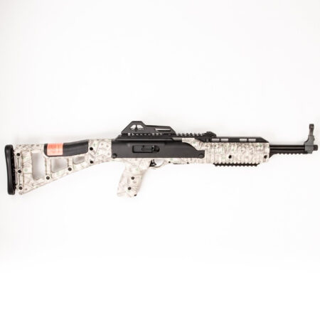 Hi-Point 9TS Money Edition 9mm, 16.5" Threaded Barrel, Hydro-Dipped $100 Bill Finish, Black Rec, 10rd