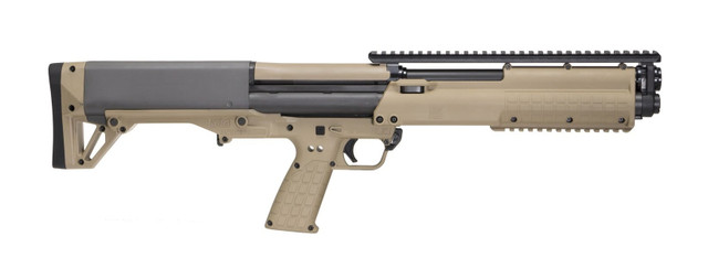 Kel-Tec KSG 12 Ga, 3" Chamber 18.5" Barrel, Tan, Bullpup Stock, 14rd