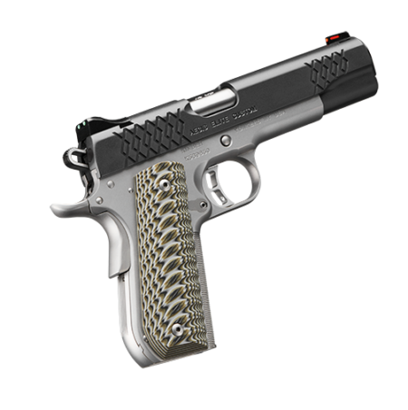 Kimber Aegis Elite Custom .45 ACP, 5" Barrel, FO Sights, G10 Grips, Black/Satin, 8rd