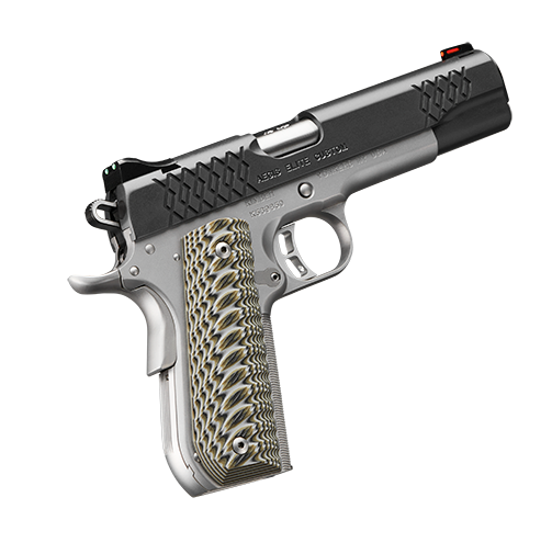 Kimber Aegis Elite Custom .45 ACP, 5" Barrel, FO Sights, G10 Grips, Black/Satin, 8rd