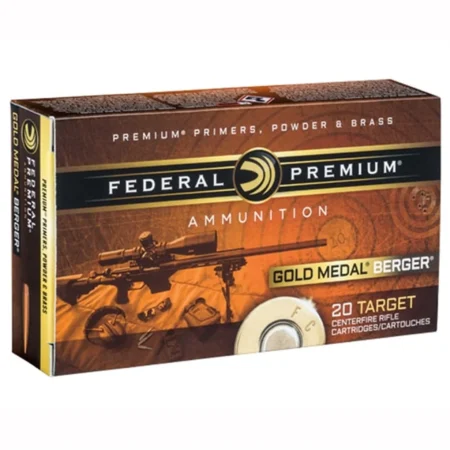 FEDERAL GOLD MEDAL 6.5 CREEDMOOR RIFLE AMMO 20 rounds