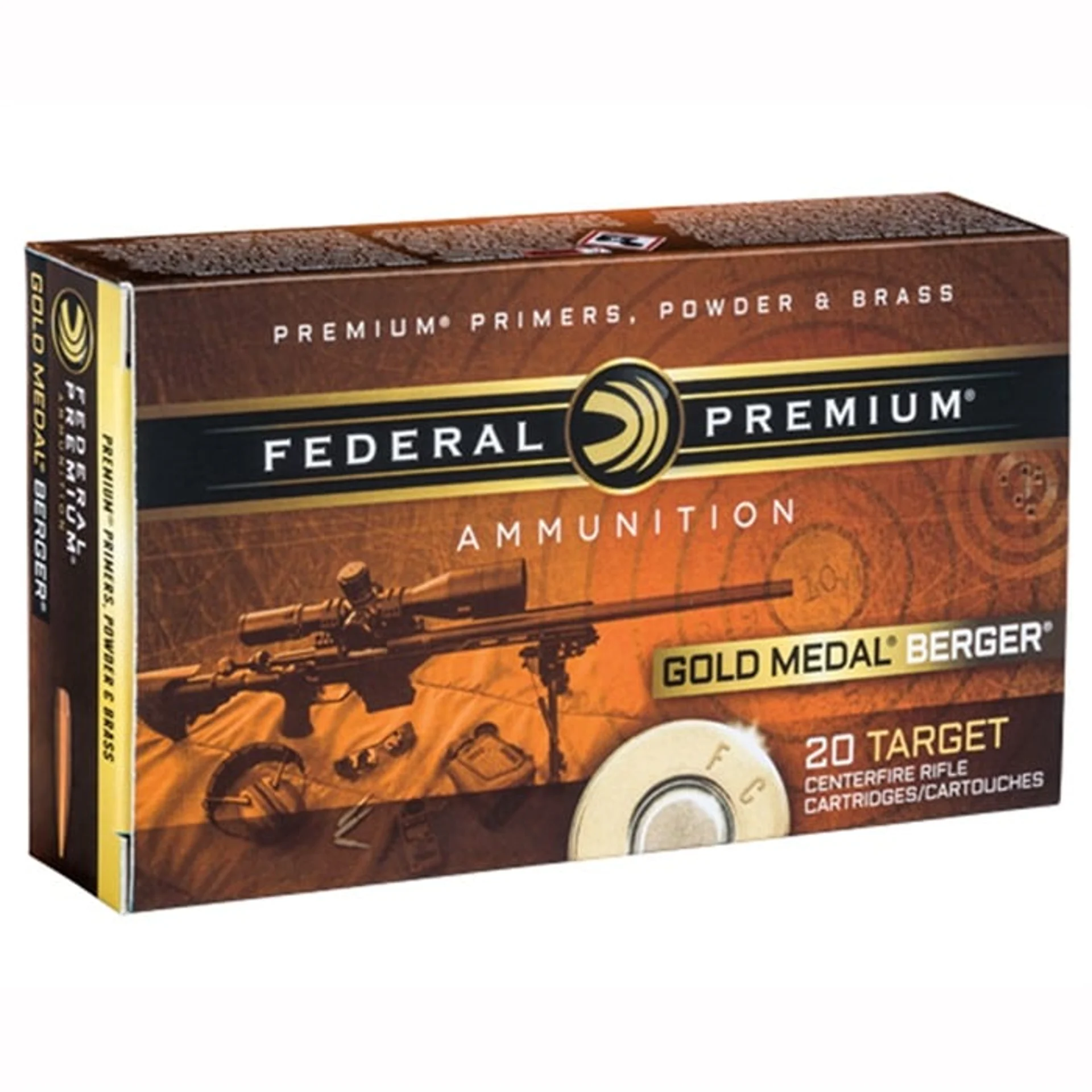FEDERAL GOLD MEDAL 6.5 CREEDMOOR RIFLE AMMO 20 rounds