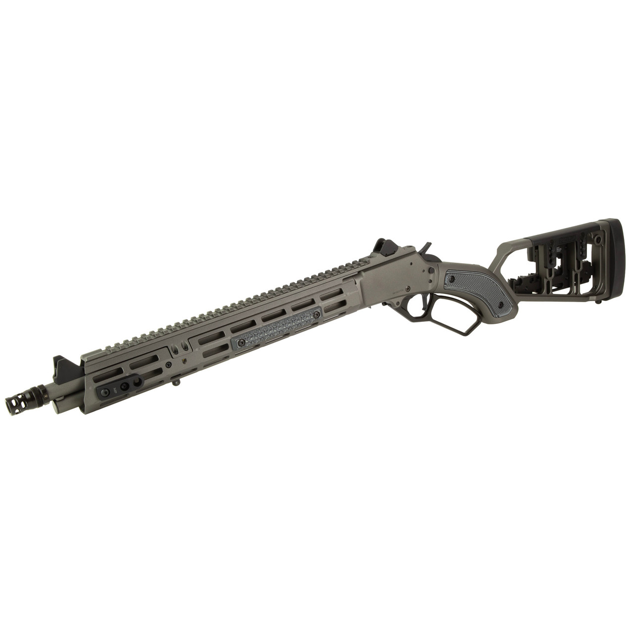 Marlin 1894 SBL 44 Mag, 16" Threaded Barrel w/Spade Scepter Break, Mad Pig Customs Upgrades, Midwest Furniture, Tungsten Cerakote, 9rd - Image 3