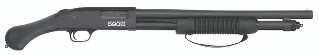 Mossberg 590S Shockwave 12 Ga, 18.5" Barrel, 3", Bead Sight, Black, 9rd
