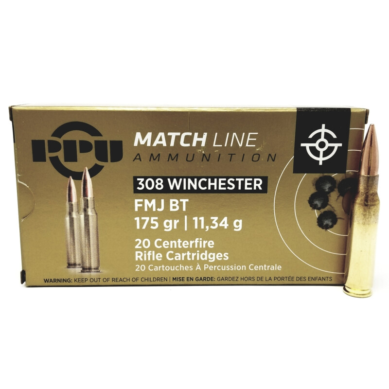 PPU Match Line .308 Win 175gr HPBT