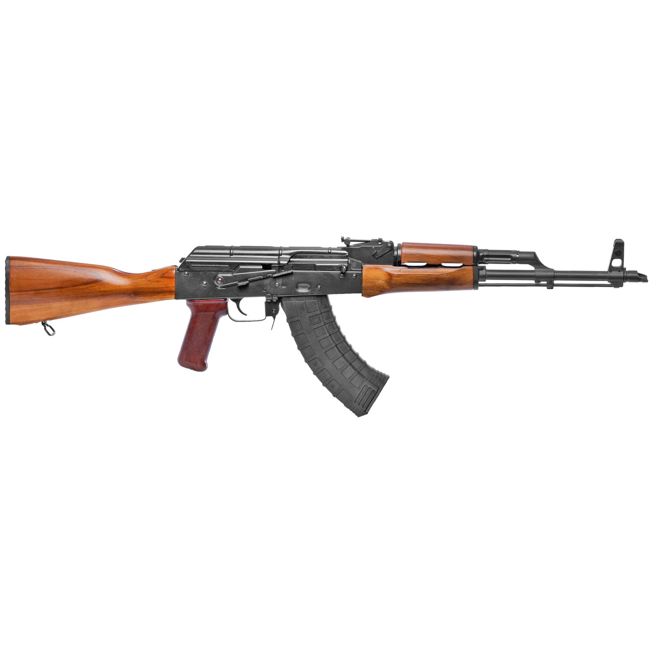 Riley RAK Classical AK47 7.62x39mm 16.25" Barrel, Heat-Treated Mil-Spec Stamped Receiver, Teak Butt Stock, Bakelite Pistol Grip, 30 Rd