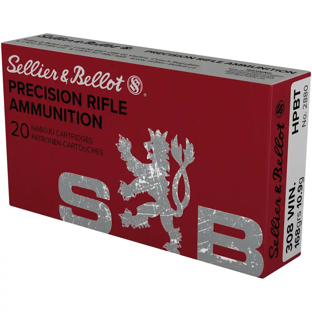 Sellier & Bellot Match .308 Win 168gr HPBT