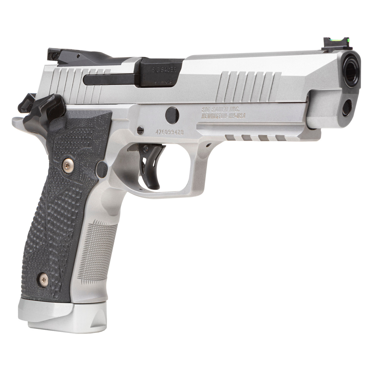 Sig Sauer P226 XFive 9mm, 5" Barrel, Stainless Frame, G10 Piranha Grip, 20rd - Image 3