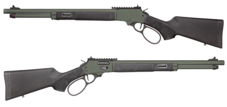 Smith & Wesson 1854 45 Long Colt, 19.25" Threaded Barrel, OD Green Receiver and Barrel Cerakote, 9rd