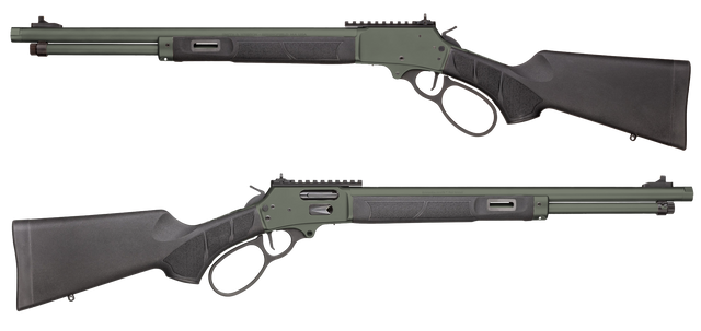 Smith & Wesson 1854 45 Long Colt, 19.25" Threaded Barrel, OD Green Receiver and Barrel Cerakote, 9rd