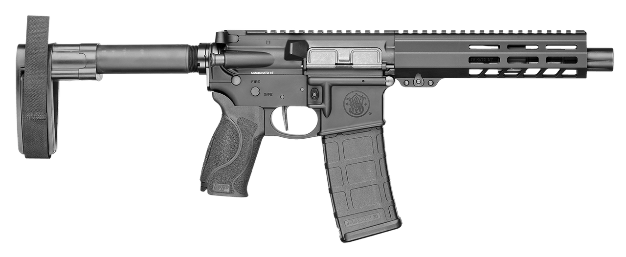 Smith & Wesson M&P15 5.56 NATO 7.50" Barrel, Hodge Free-Float M-LOK Handguards, Straight Buffer Tube, 30 Rd