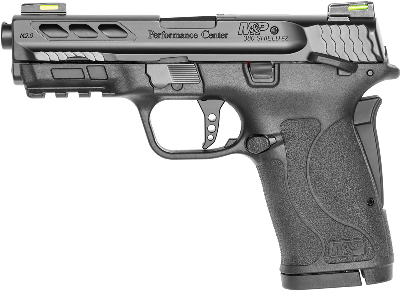 Smith & Wesson M&P Shield EZ M2.0 Performance Center 380 ACP, 3.8" Barrel, Black, MA Compliant, 8rd - Image 3